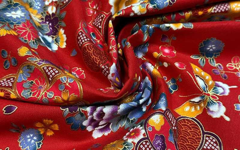 Red Wasabi Poplin