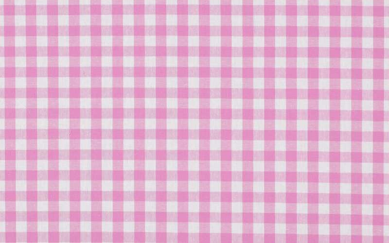 Popelín Algodón Vichy Rosa 1cm