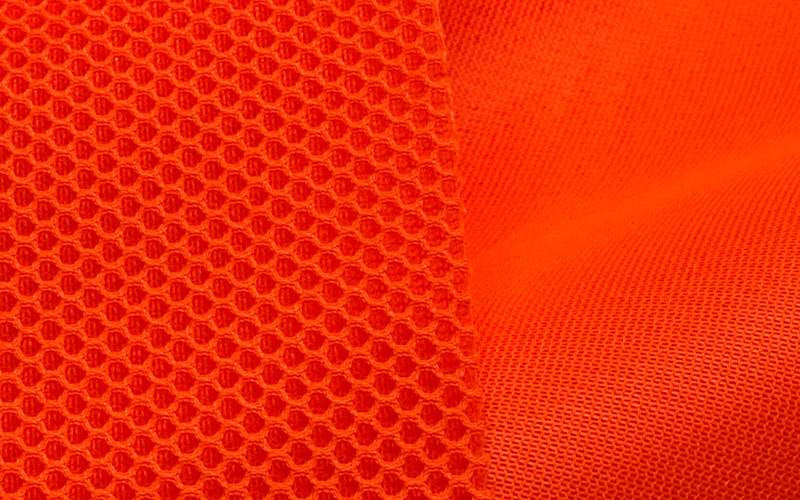 Mesh 3D Naranja Flúor