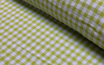 Vichy Seersucker Bicolor Lime