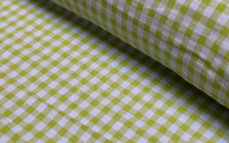 Vichy Seersucker Bicolor Lime