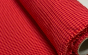 Vichy Seersucker Mini Bicolor Rojo-Coral