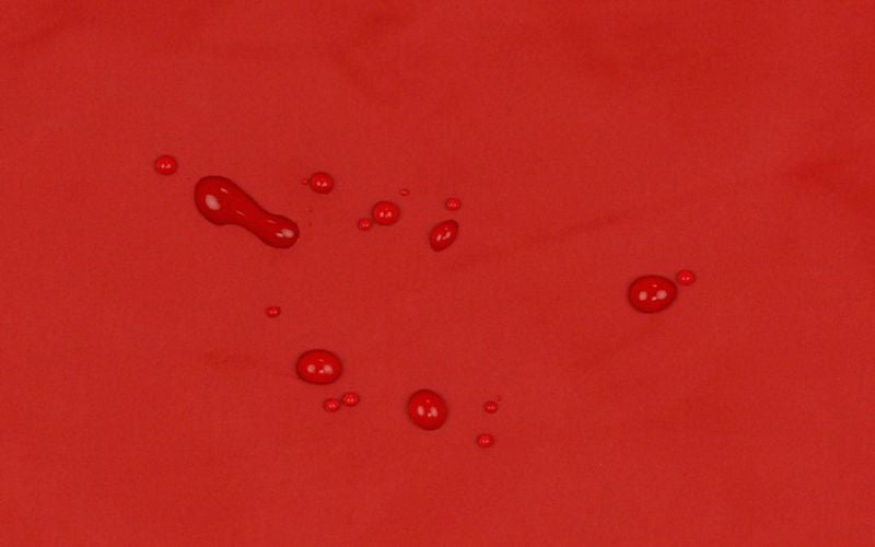 Red Waterproof Fabric