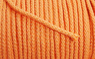 Cordón Poliéster 4mm Naranja Flúor