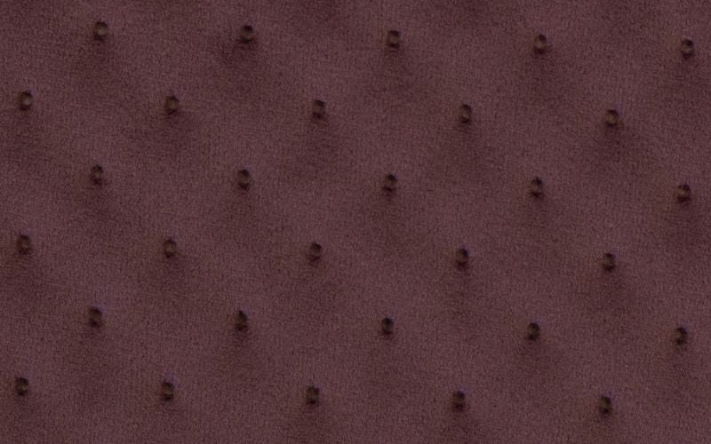 Terciopelo Acolchado Relieve Puntos Rosa Antiguo