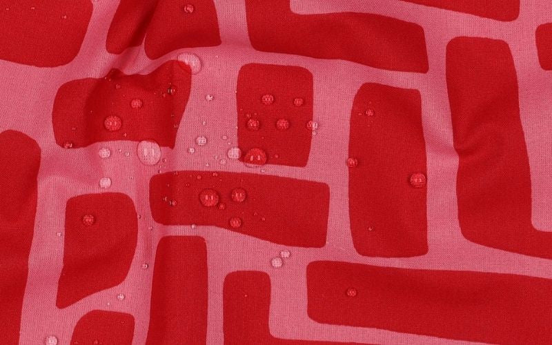 Tela impermeable Abstracto Rojo