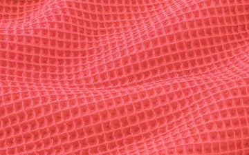 Tela Waffle Coral