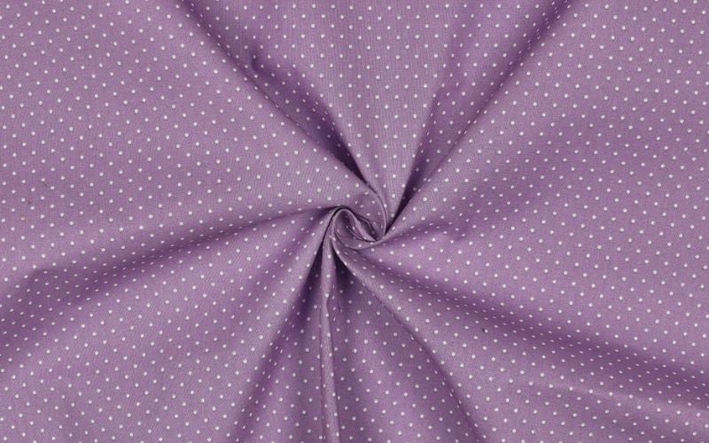 Impermeable Algodón Topitos Lila