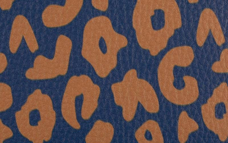 Leo Blue Leatherette