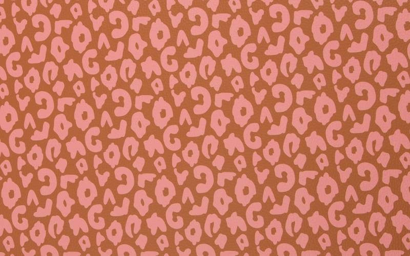 Leo Pink Faux Leather