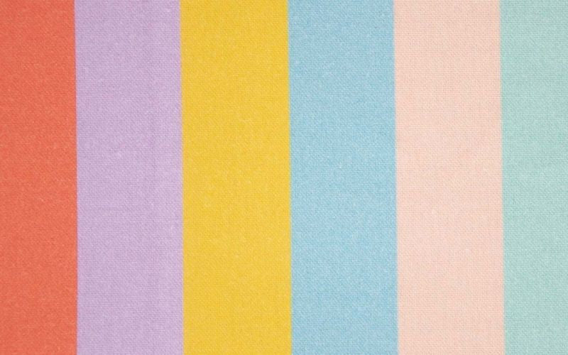 Canvas Print Pastel Stripe
