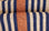 Striped Navy Raffia Paper Fabric