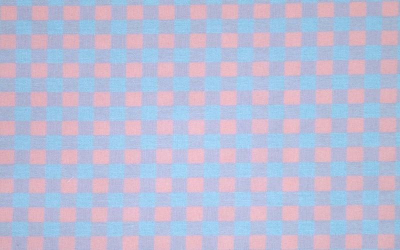 Vichy Seersucker Katia Azul y Rosa