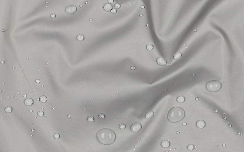 Silver Gray Waterproof Fabric