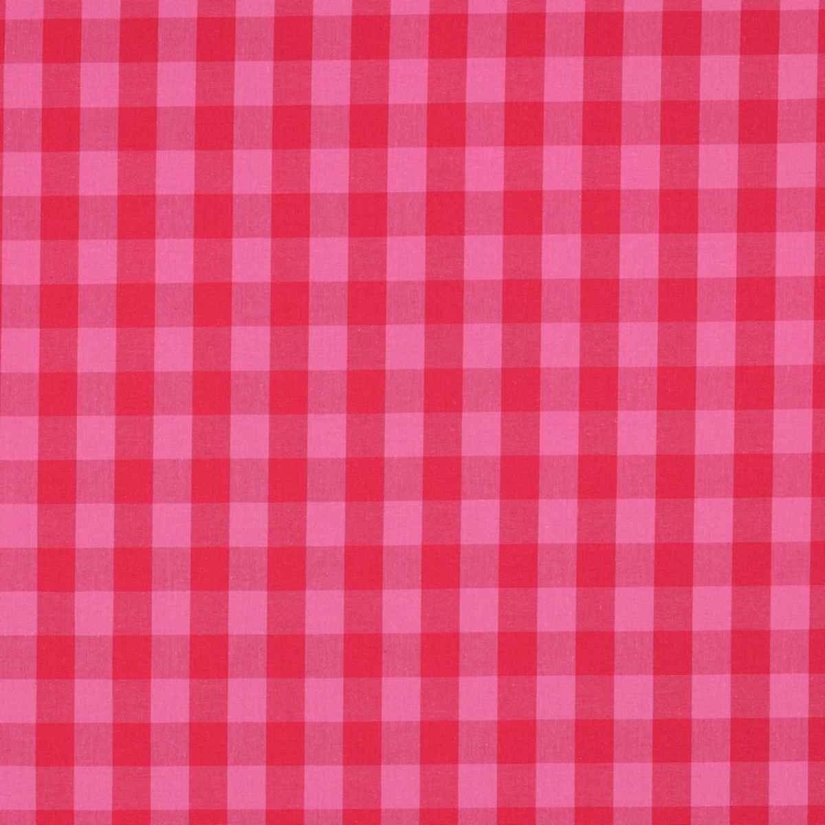 Algodón Cuadro Vichy Fucsia/Rojo.