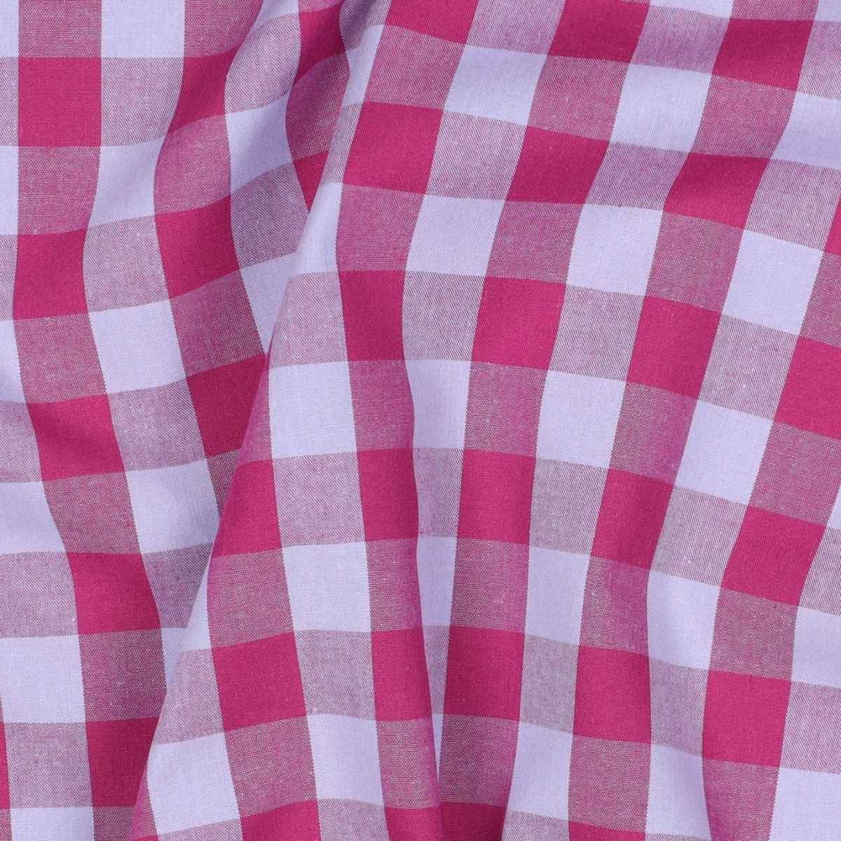 Algodón Cuadro Vichy Fucsia Malva