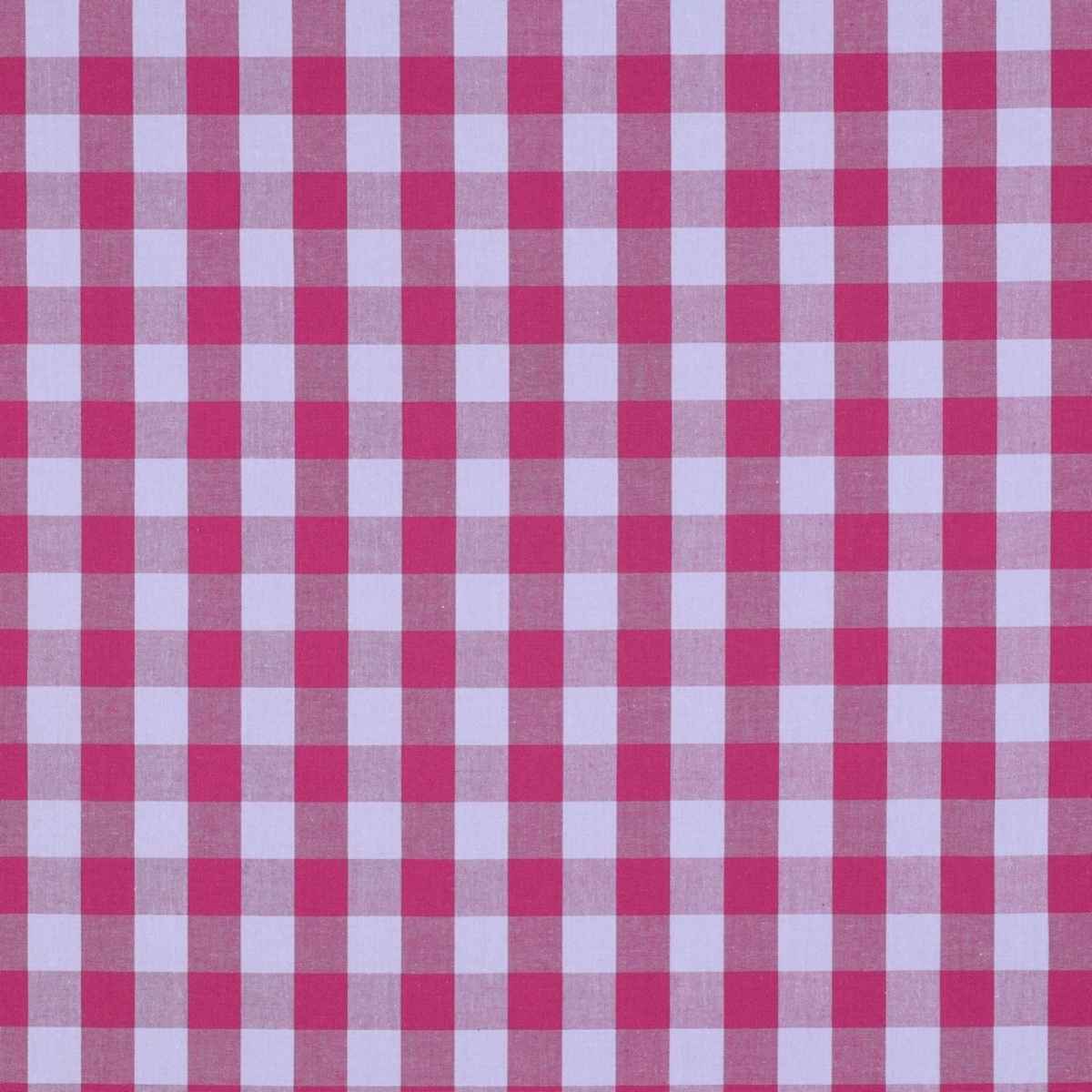 Algodón Cuadro Vichy Fucsia Malva
