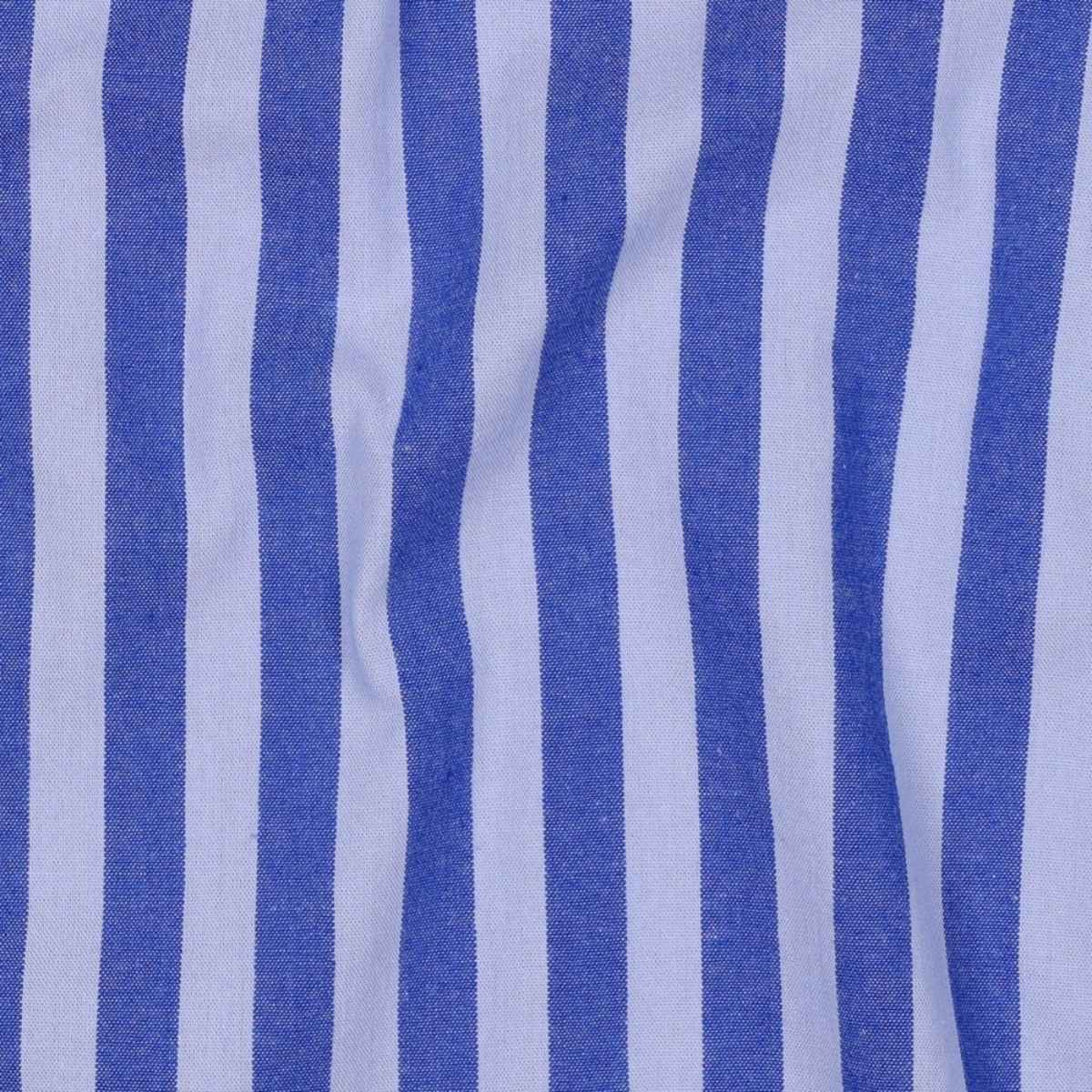 Algodón Rayas Azul
