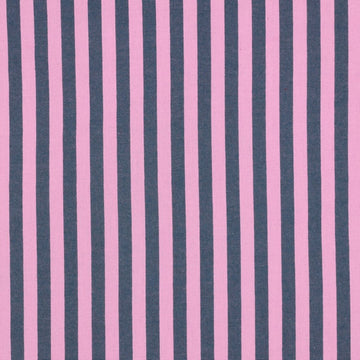 Algodón Rayas Rosa Denim