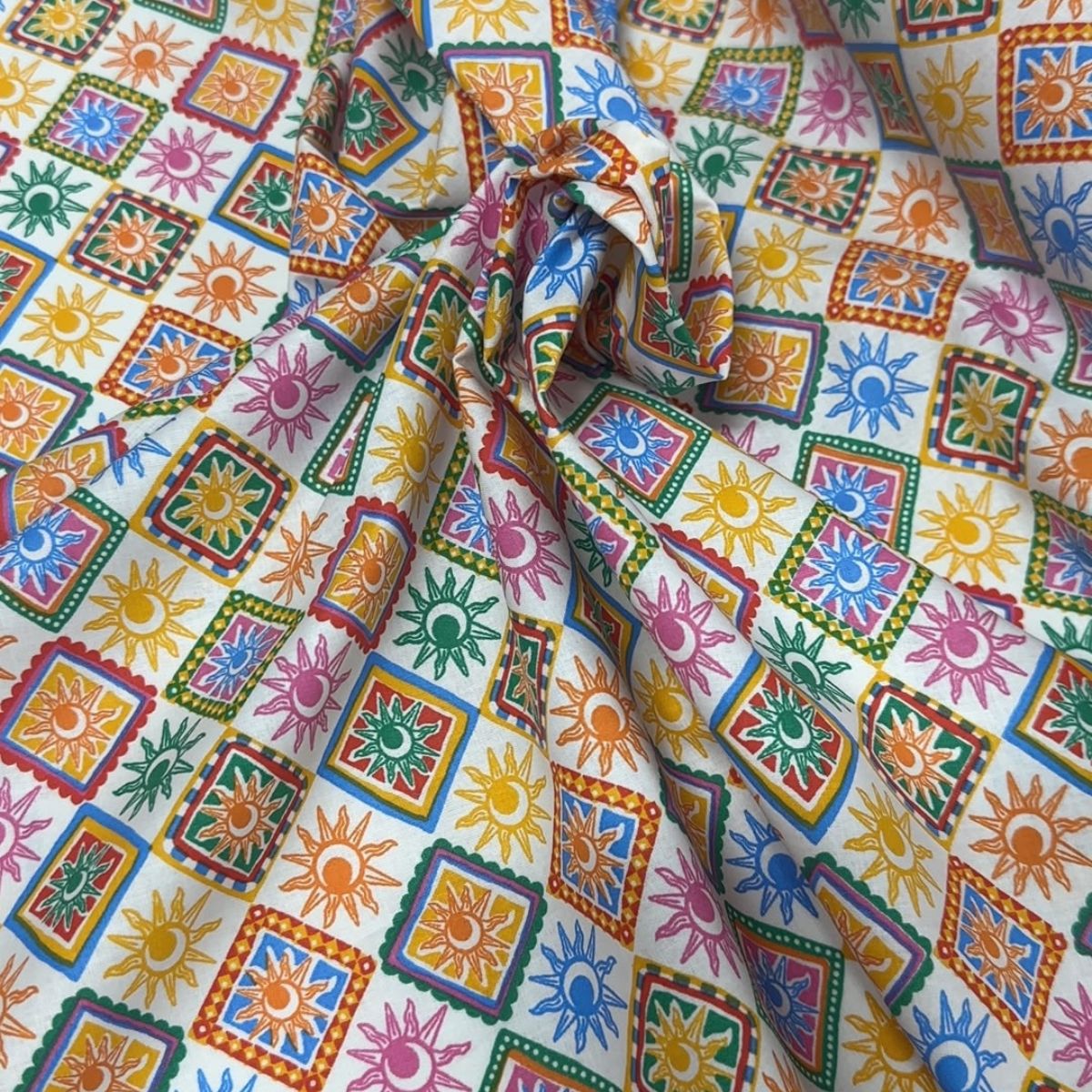 Luka Turquoise Cotton Poplin