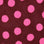 Teddy Dots Burdeos