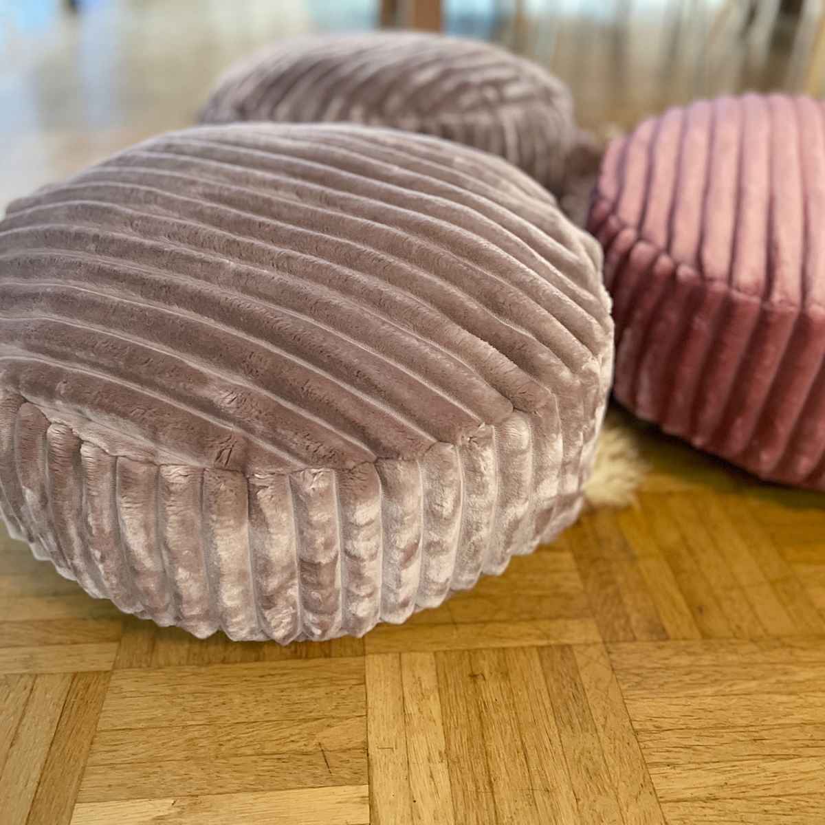 Velour Tapicería de 25mm Beig