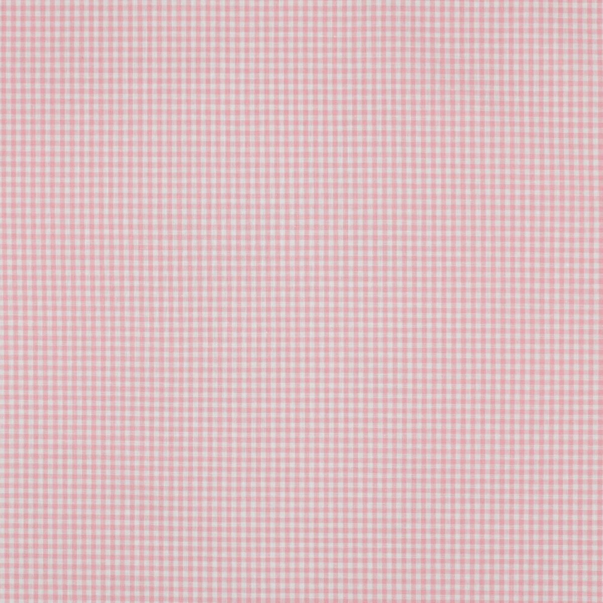 Popelín Algodón Vichy Rosa Pastel