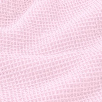 Tela Waffle Rosa Bebe