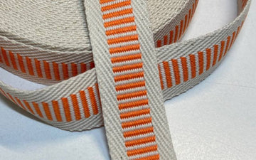 Cinta Mochila Rayas Naranja